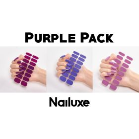 Pure Color 16 Nail Stickers (Option: Set4-1PC)