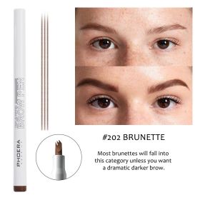 New Long Lasting Ultra-Fine Four-Comb Eyebrow Pencil (Option: Brunette)
