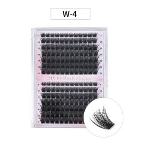 DIY Lash Extension Kit 168pcs Individual Lashes Clusters D Curl Lash Clusters,0.07D-9-16MM Kit (Option: W4)