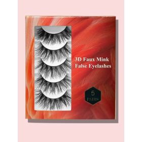 Premium Faux Mink MK-13 (Option: 5 pairs)