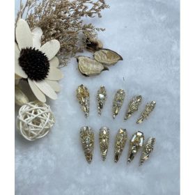 Handmade Wear Nail Luxury Elegant Advanced Heavy Industry Long Manicure (Option: Long Tip-S)